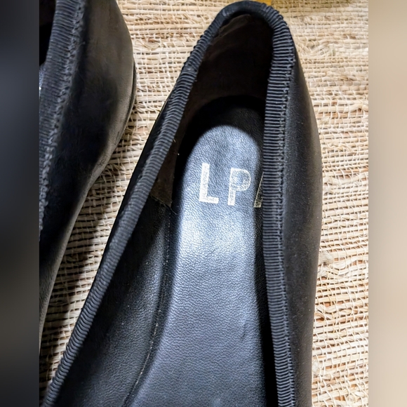 LPA • Natasha Ballet Square Toe Flat in Black - Picture 4 of 5